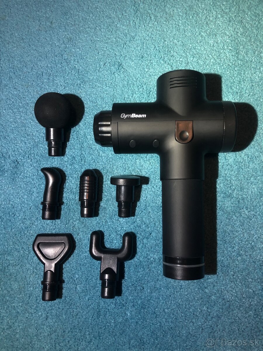 Masážna pištoľ VI Black - GymBeam
