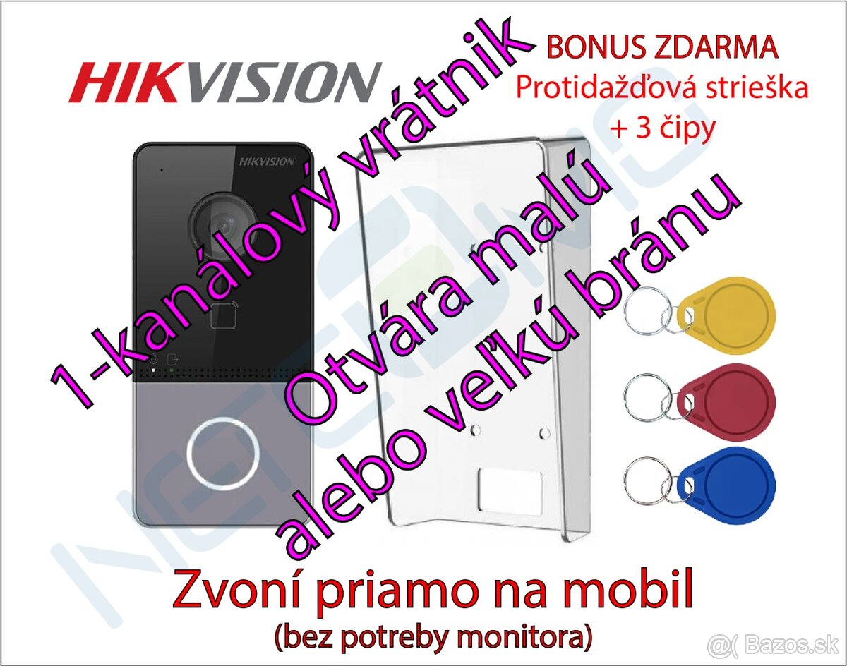 Videovrátnik Hikvision DS-KV6113-WPE1(C)
