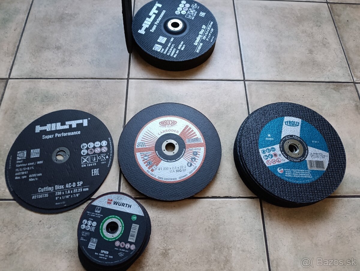 Rezné a brúsne kotúče