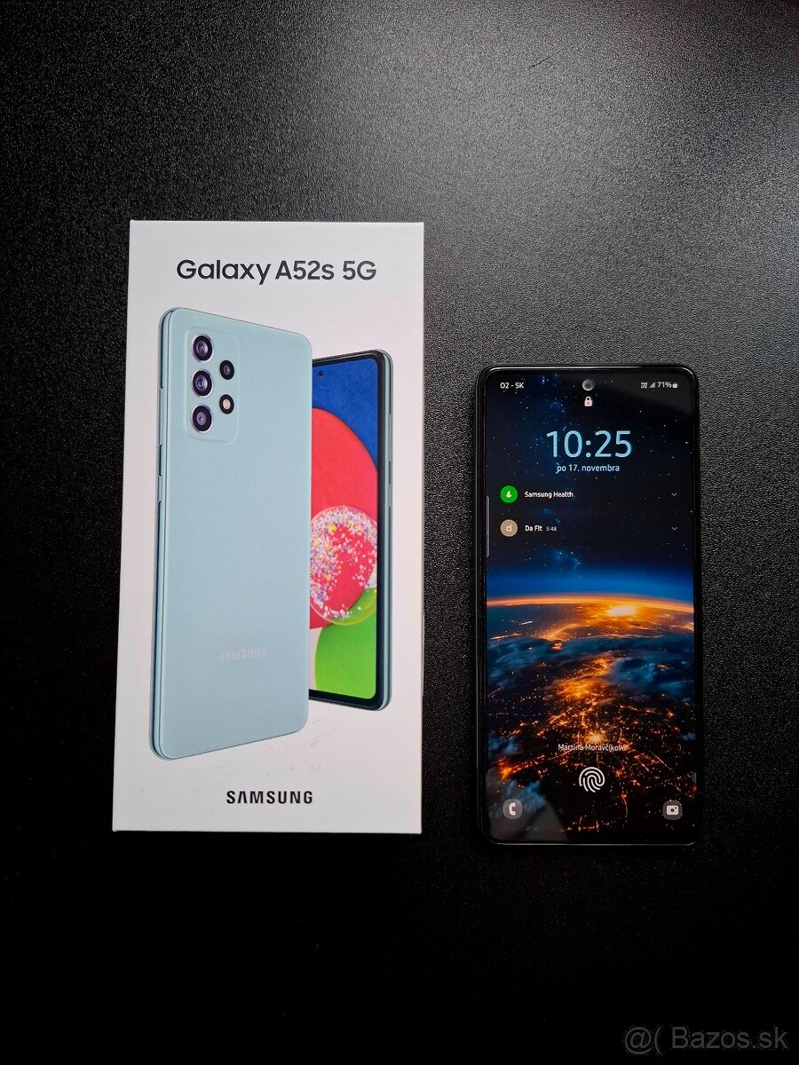 Samsung galaxy A52s 5g, 128gb + kryty + ochranné sklá