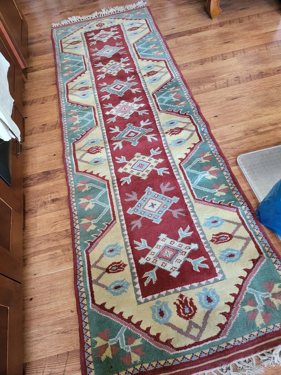 Koberec 280 x 90 cm ručne tkaný