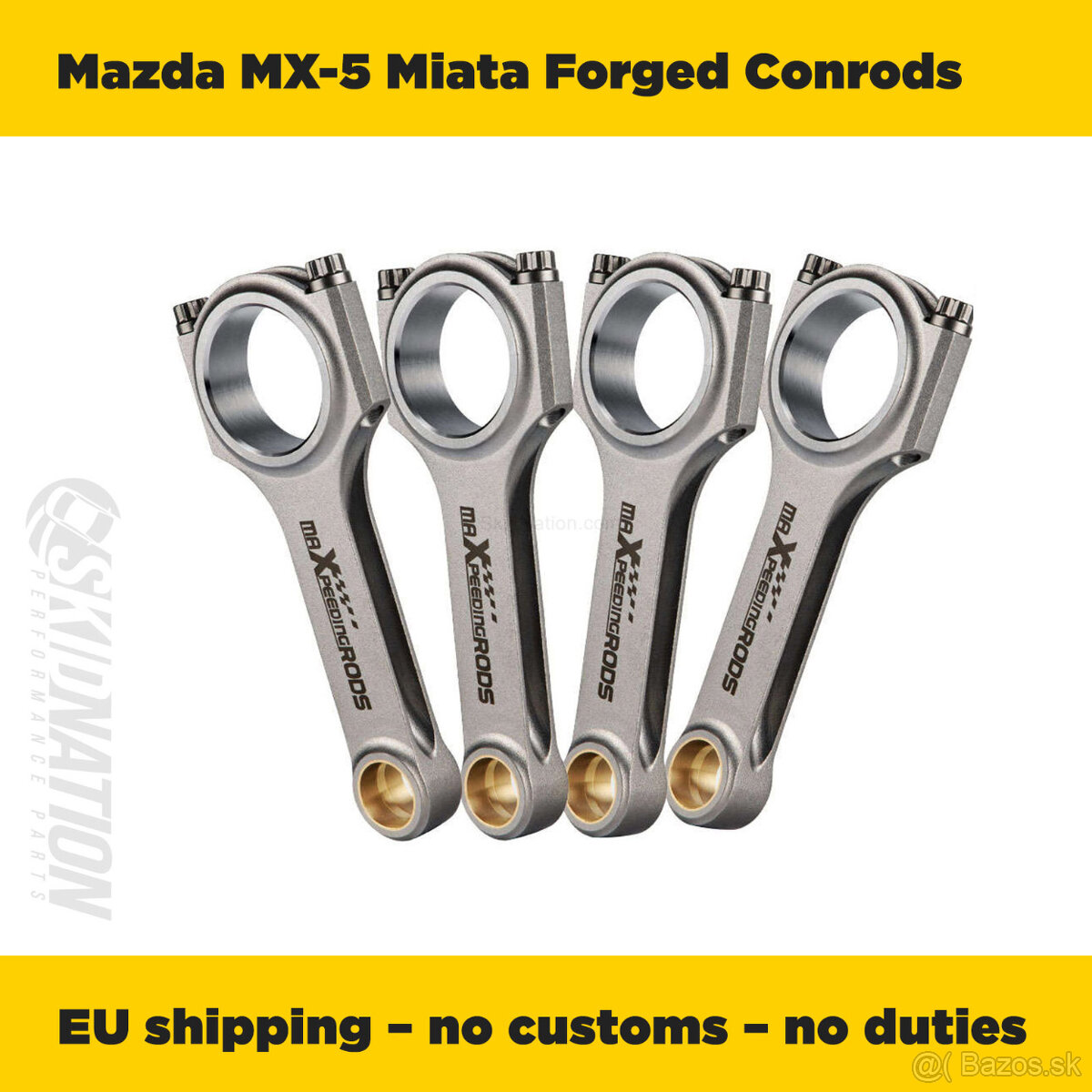 ✅ Mazda MX-5 kované ojnice Maxpeedingrods 1.6 1.8 B6 BP ✅