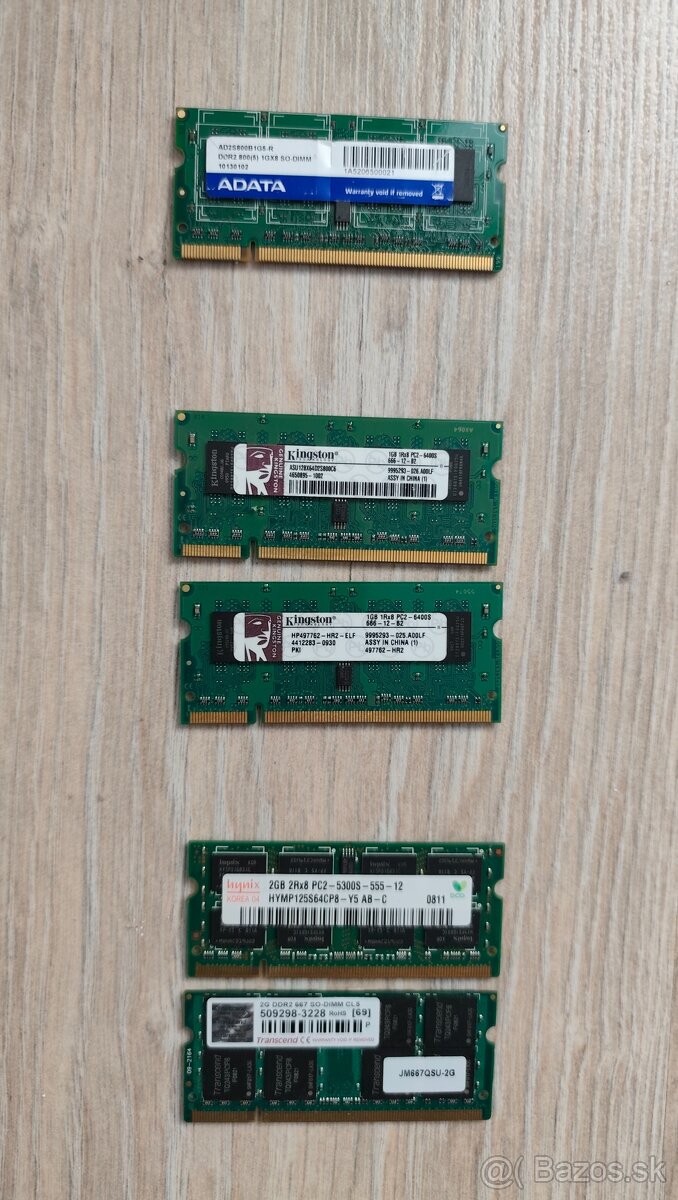 DDR2 s notebooku