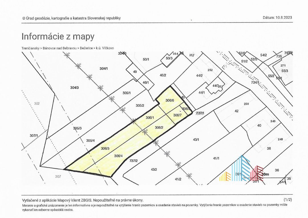 Exkluzívne na predaj pozemok - 1269m2, v obci Dežerice-časť 