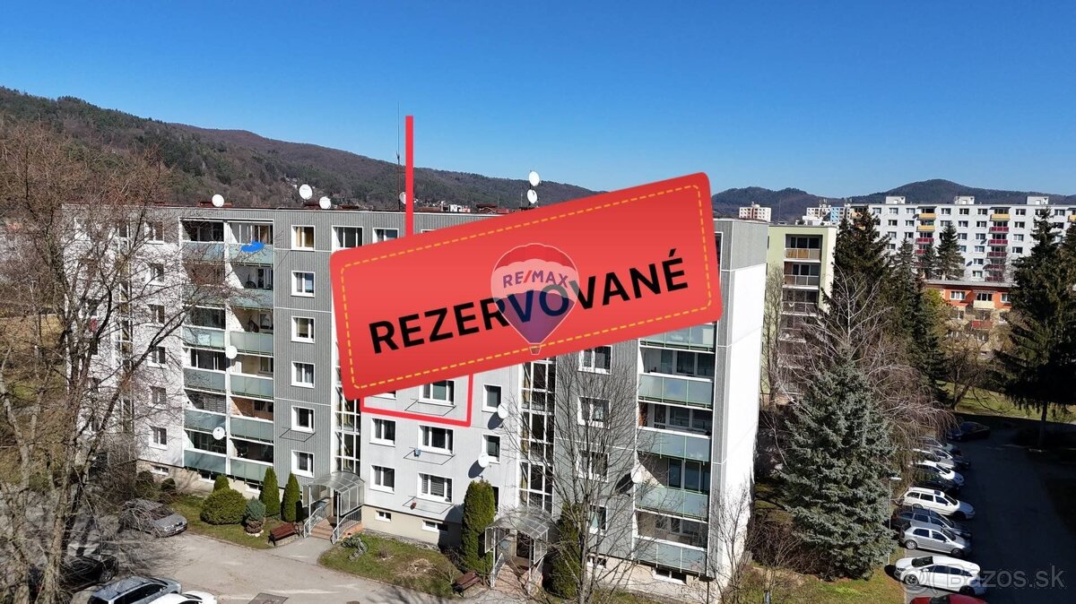 REZERVOVANE-Zrekonštruovaný / zariadený 2 izbový byt Púcho