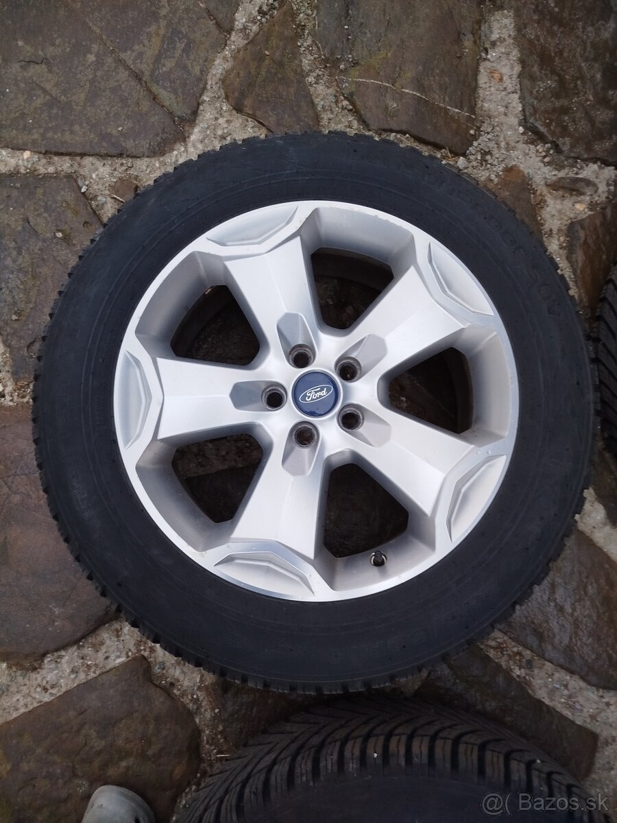Hliníkové disky/elektróny Ford Kuga + celoročné pneumatiky