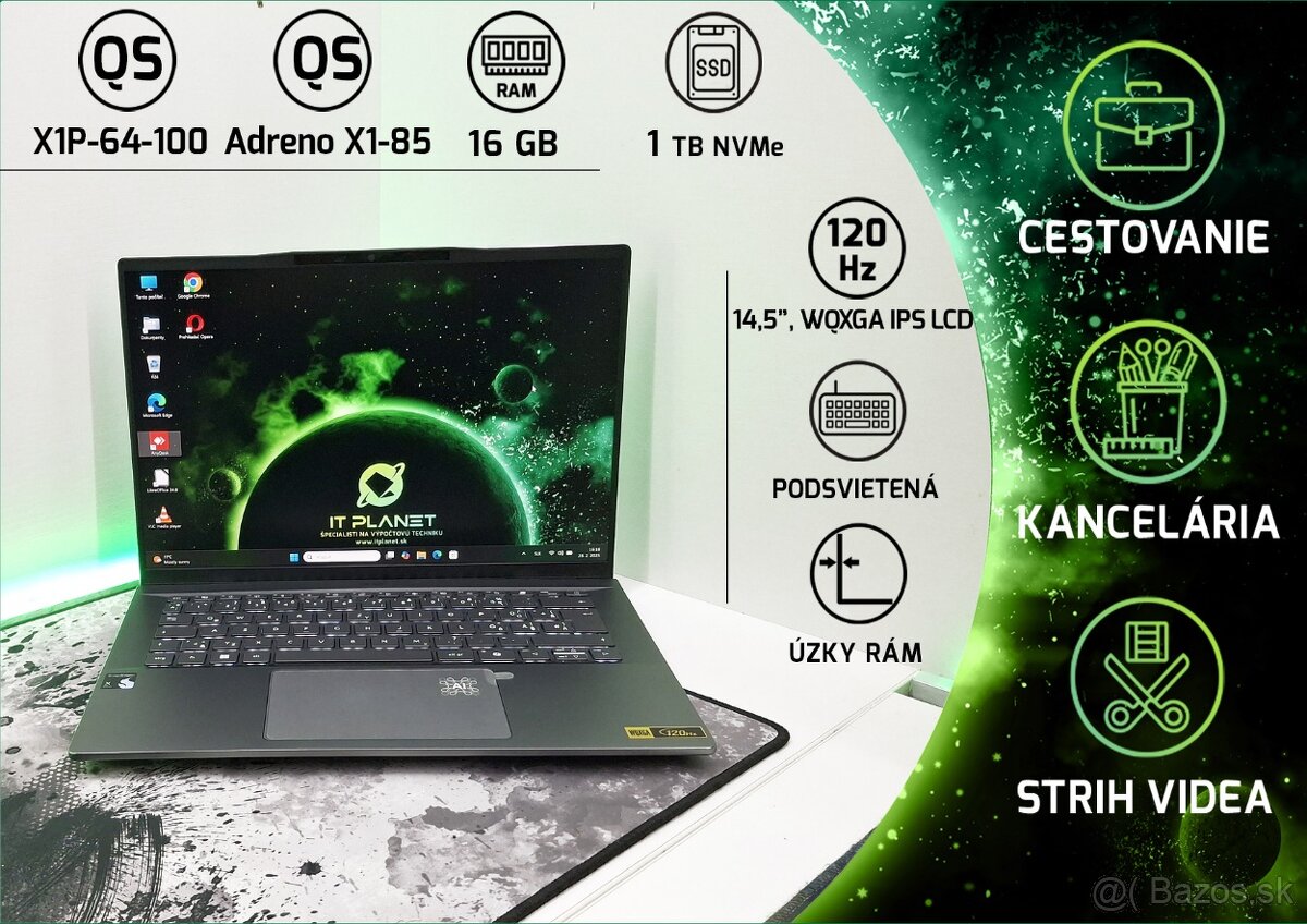 💻 NB s Ai (v alze 1212€), Acer®Swift14, 14,5" 2K 120Hz,16G