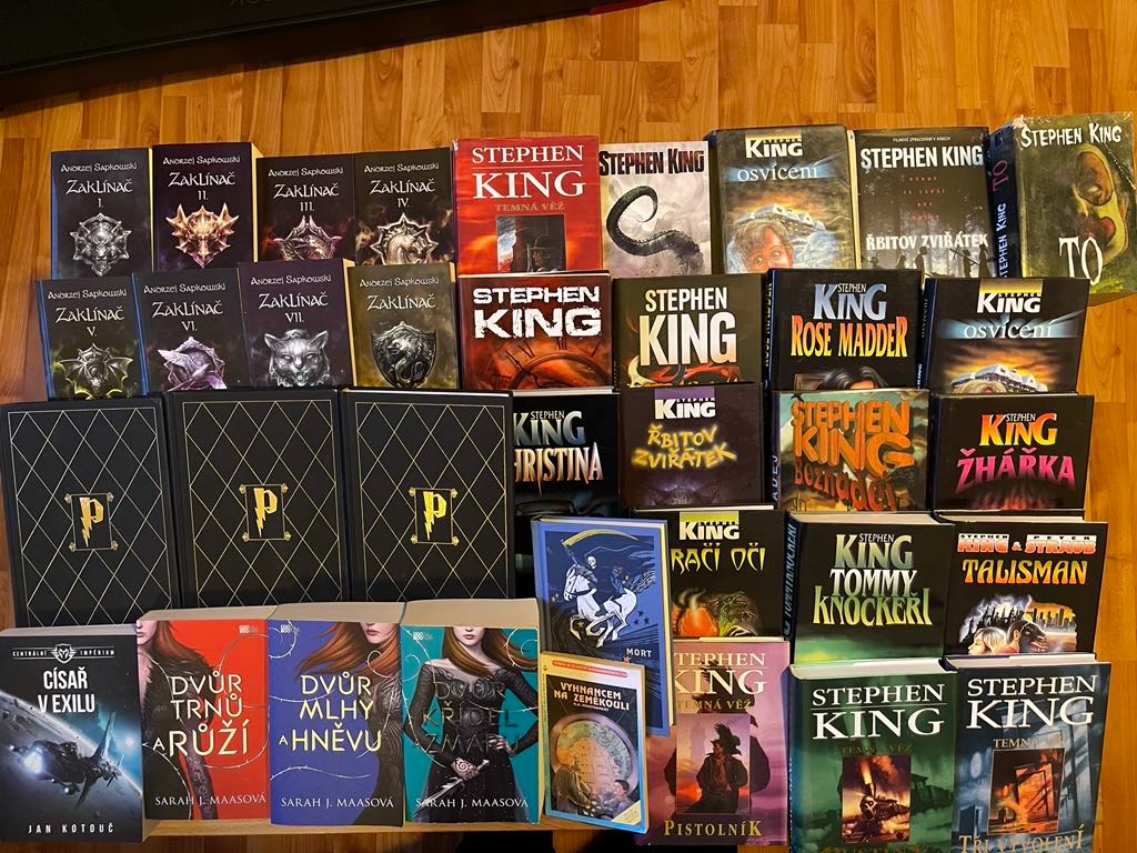Harry Potter,Zaklínač,Narnie,Stephen King,Dvůr trnů a růží
