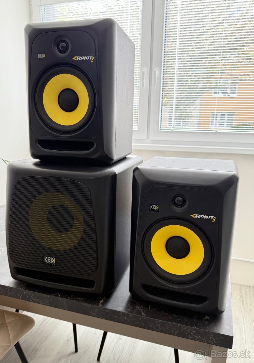 Set KRK 8 + subwoofer 10s