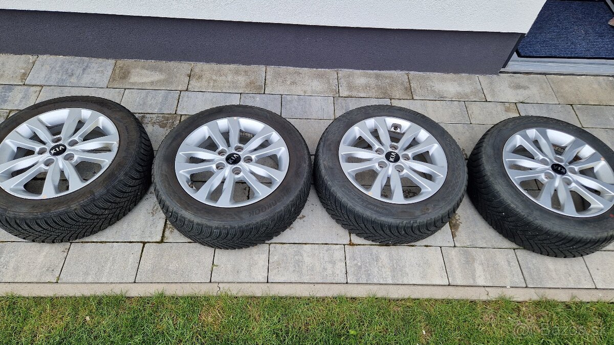 Originál disky Kia Ceed 6,5Jx16H2 R16 s pneu a TPMS