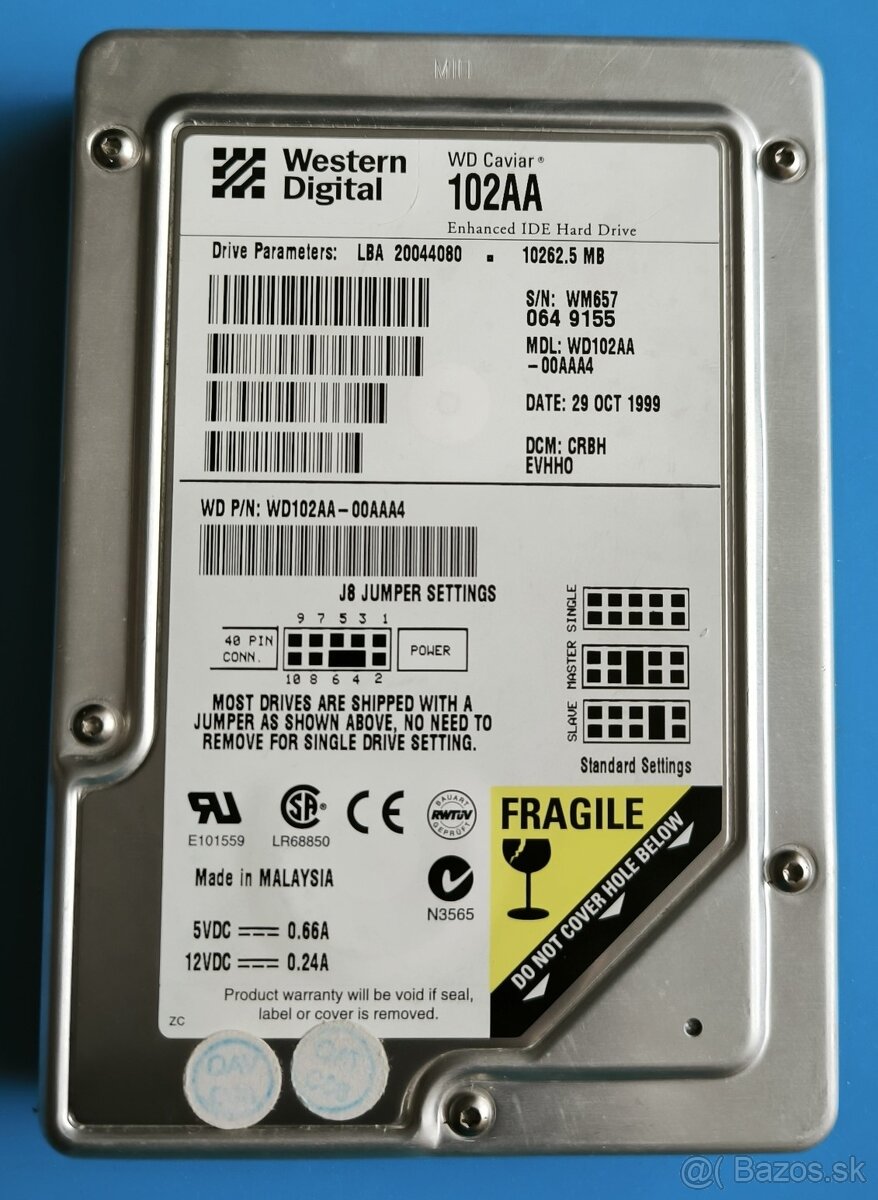 Western Digital 10,2GB