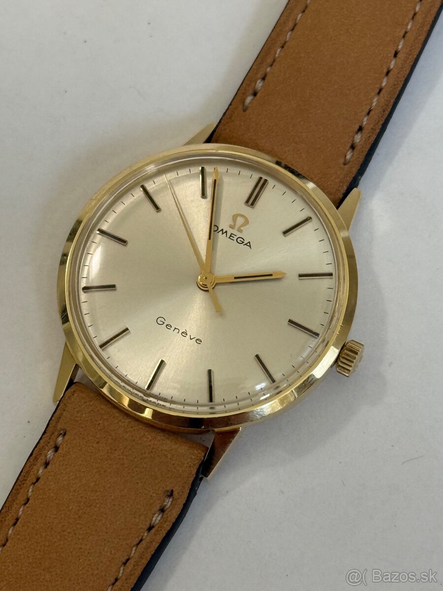 Zlaté hodinky Omega 18 K