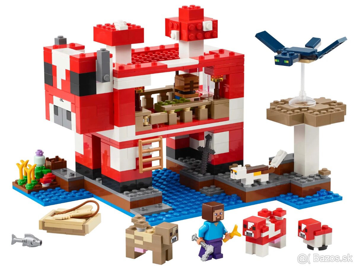 LEGO Minecraft Dom kravotrávok