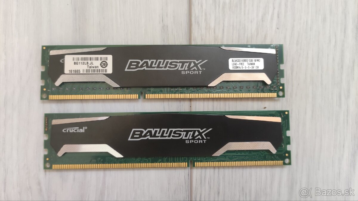Predám pamäť (Ram) 2x4GB