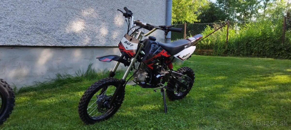 Predám Pitbike XTR 125ccm manuál 14/12 NOVÉ+ZÁRUKA