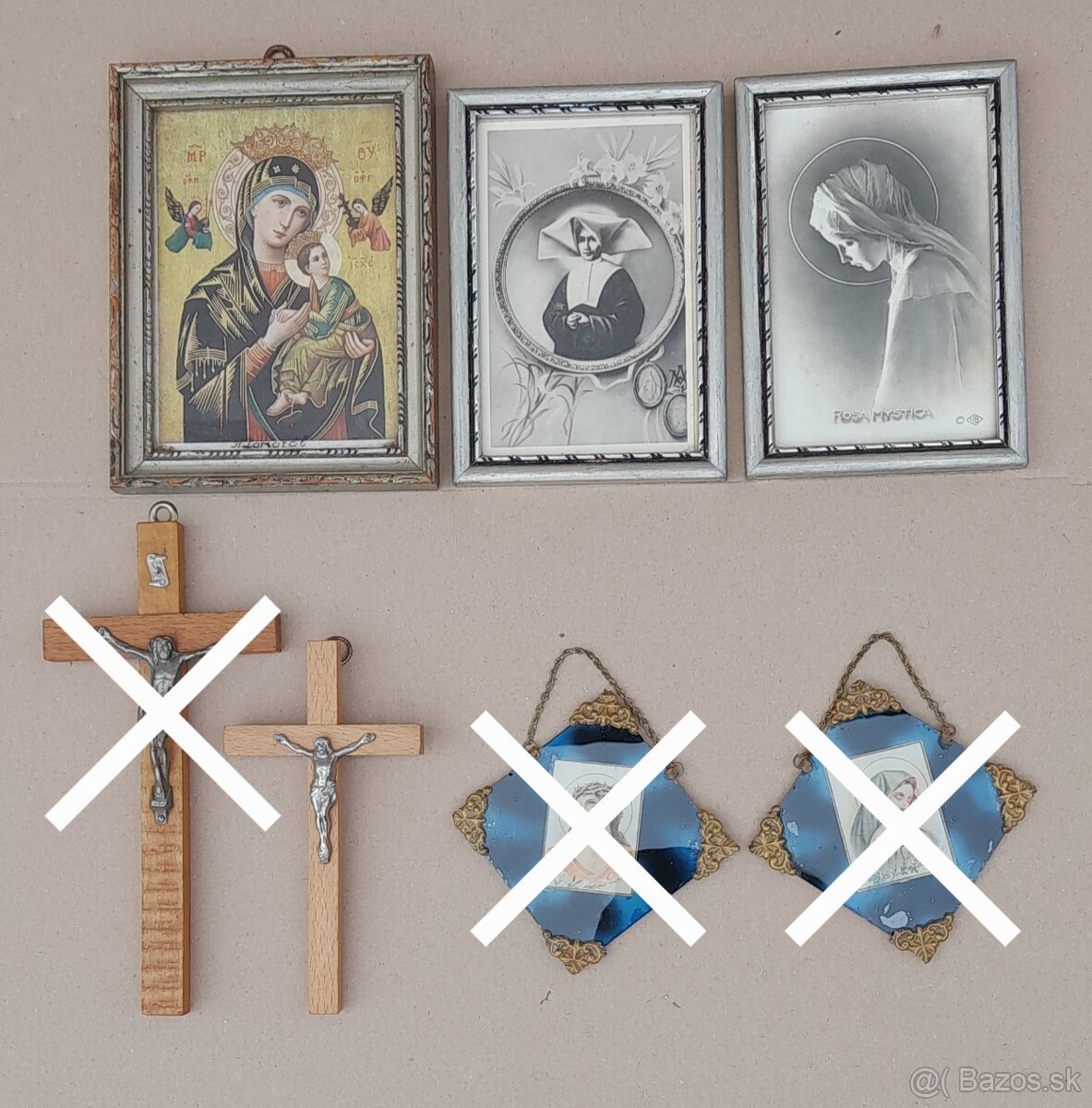 Sväté obrázky a krížik