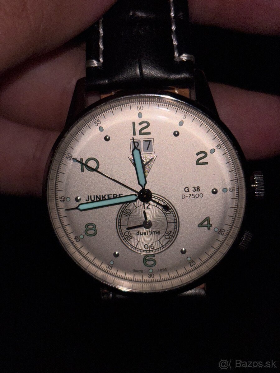 hodinky Junkers 6940-4 G38 Dual-Time