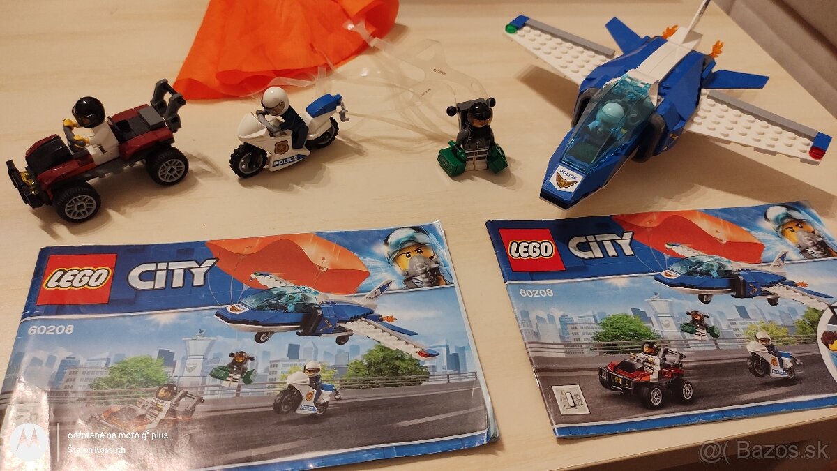 Predám Lego City 60208 Zatknutie Zlodeja Na Padáku