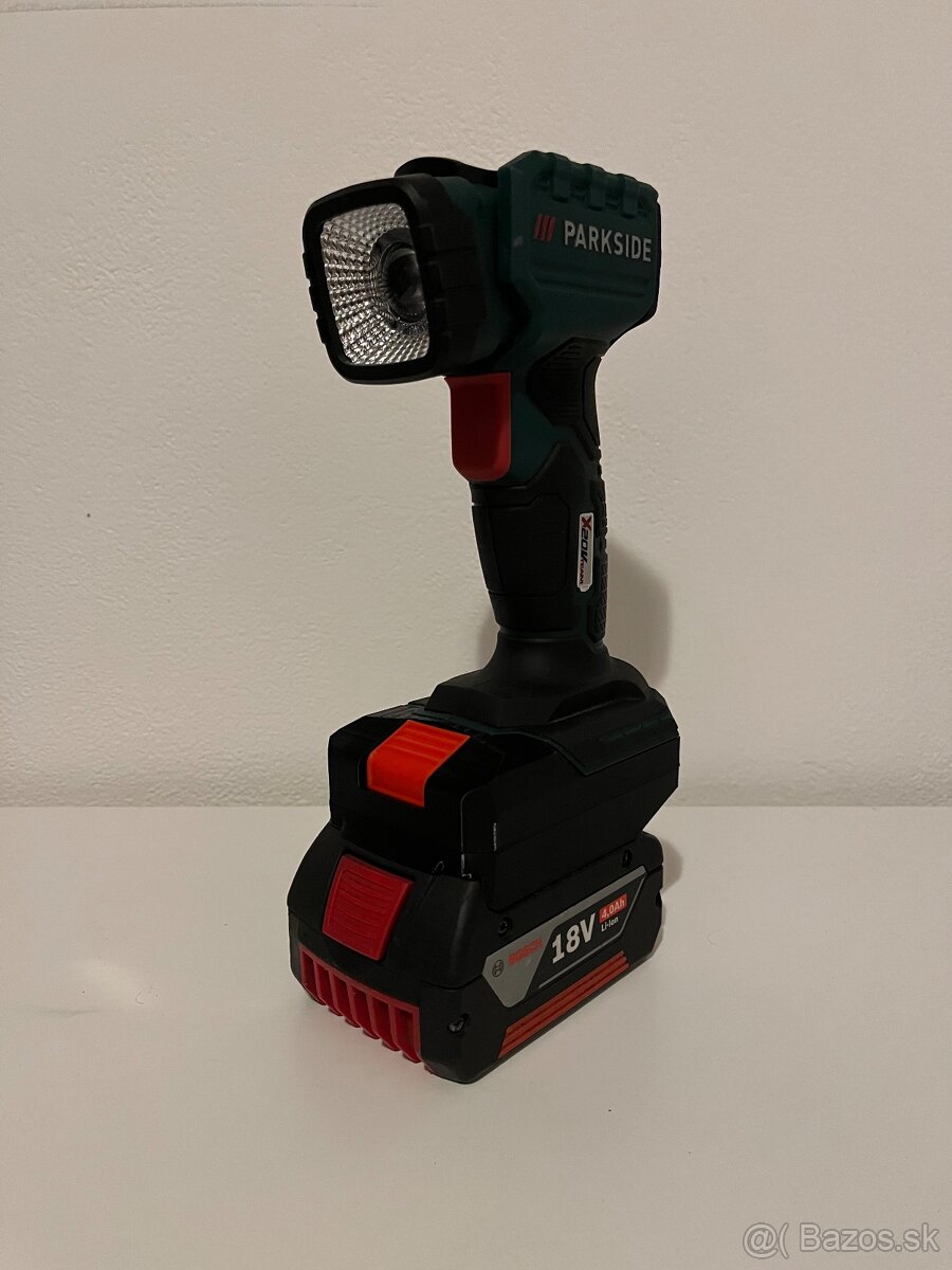 Adaptér Bosch Professional → Parkside X20V + ďalšie adaptéry