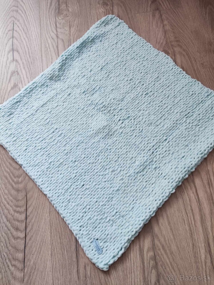 NOVÁ Bledomodrá deka z Alize Puffy Fine