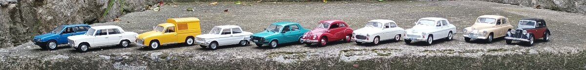 Kultové autíčka východného bloku - modely autíčok