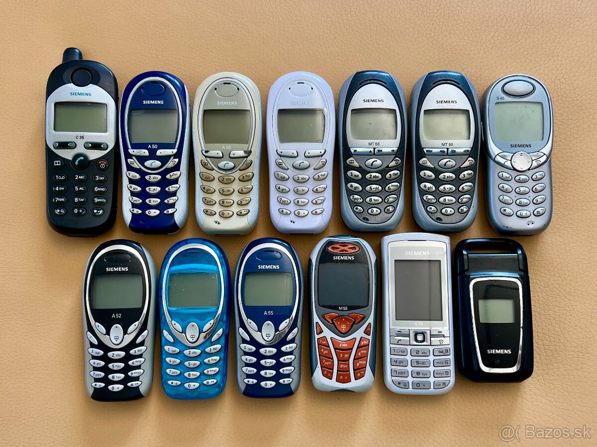 Siemens C35, A50, MT50, S45, A52, A55, M55, C75 a CF62