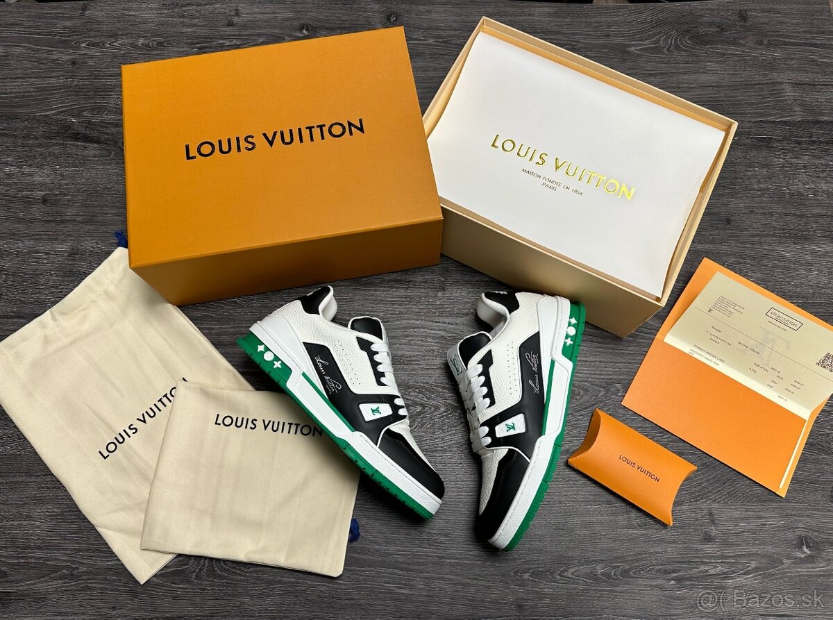 Louis Vuitton tenisky Green komplet balenie