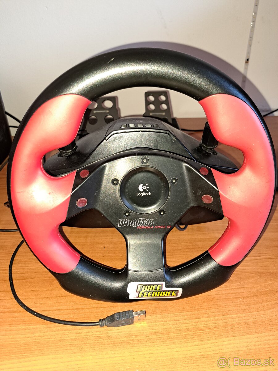 Volant s pedálmi k počítaču, cena 20€