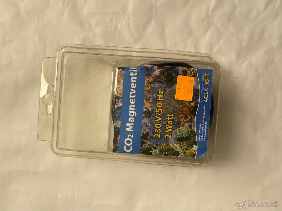 Ventil pre CO2 v akváriách
