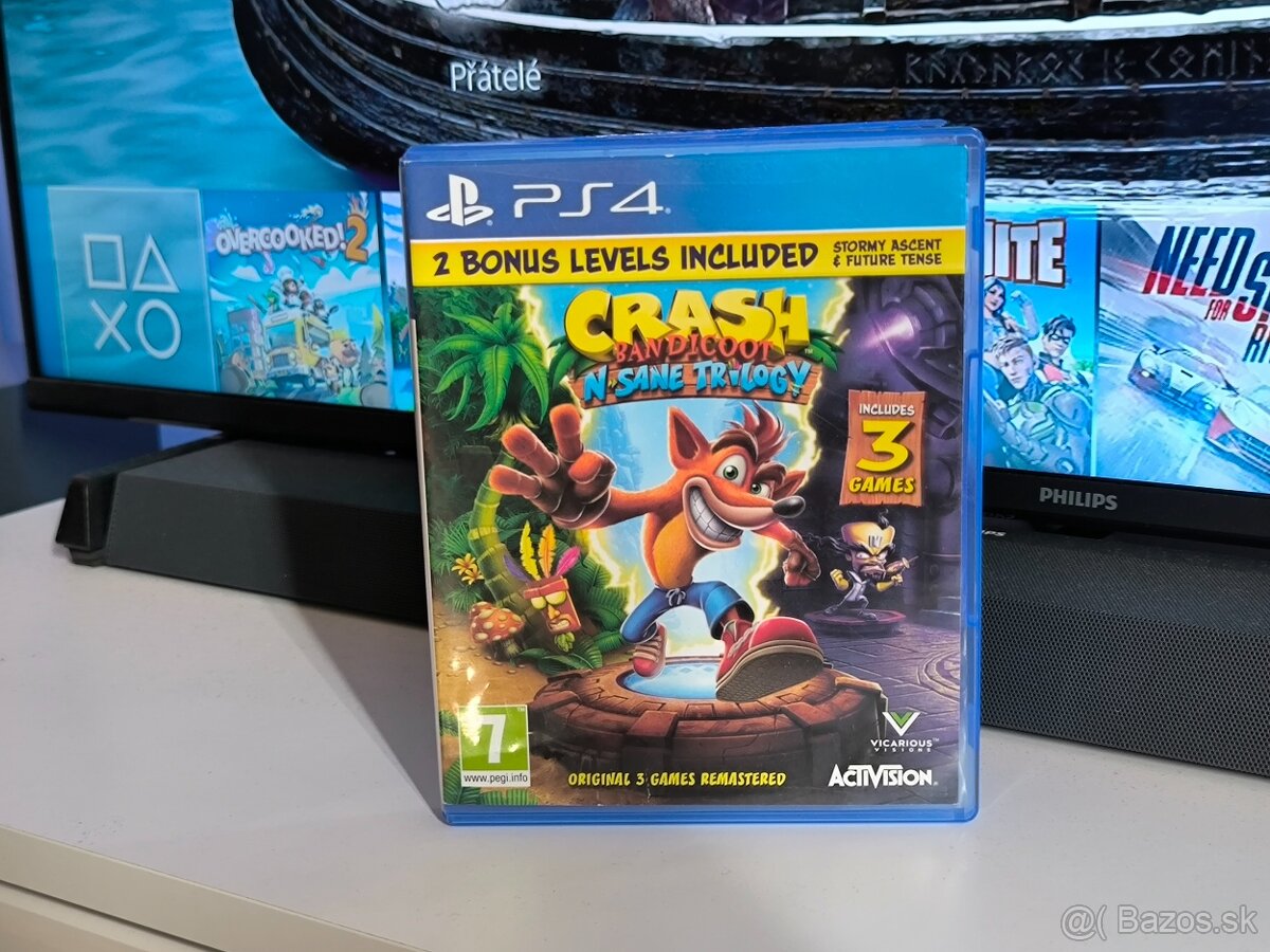 PS4 CRASH  BANDICOOT NSANE TRILOGY