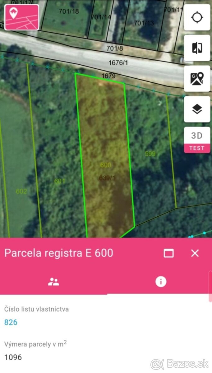 Na predaj pozemok