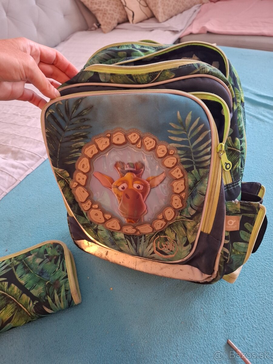 Skolska taska Topgal s peracnikom