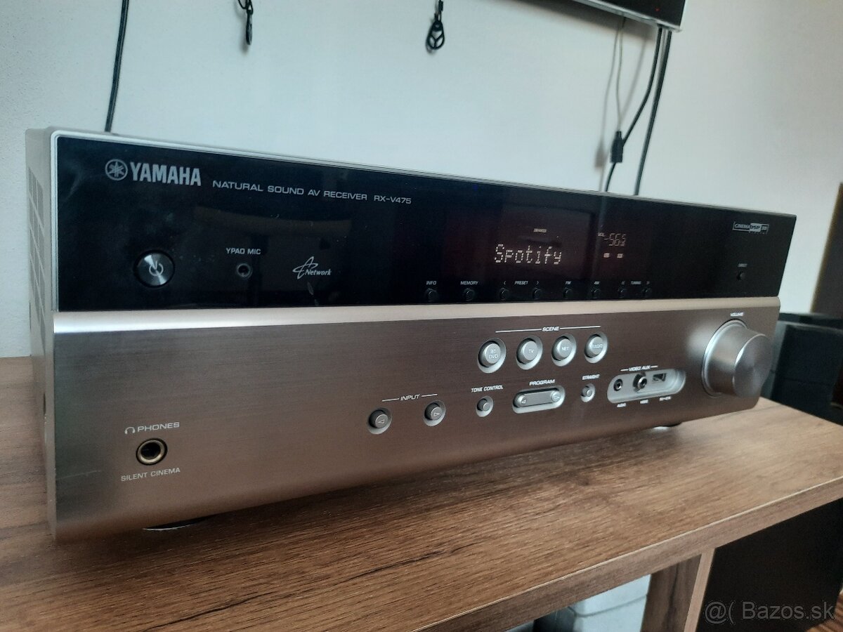 Predám strieborný 5.1 AV receiver Yamaha RX-V 475