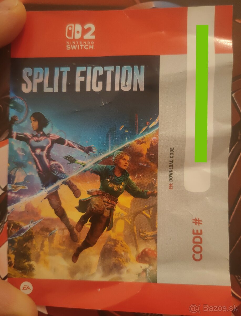 Split Fiction - kód na hru na nintendo switch 2