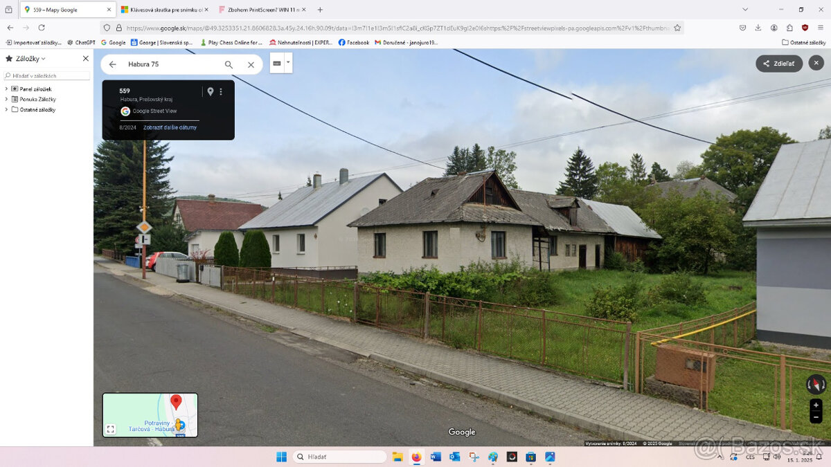 zNÍŽENÁ CENA Predám dom v Habure na celkovú rekonštrukciu