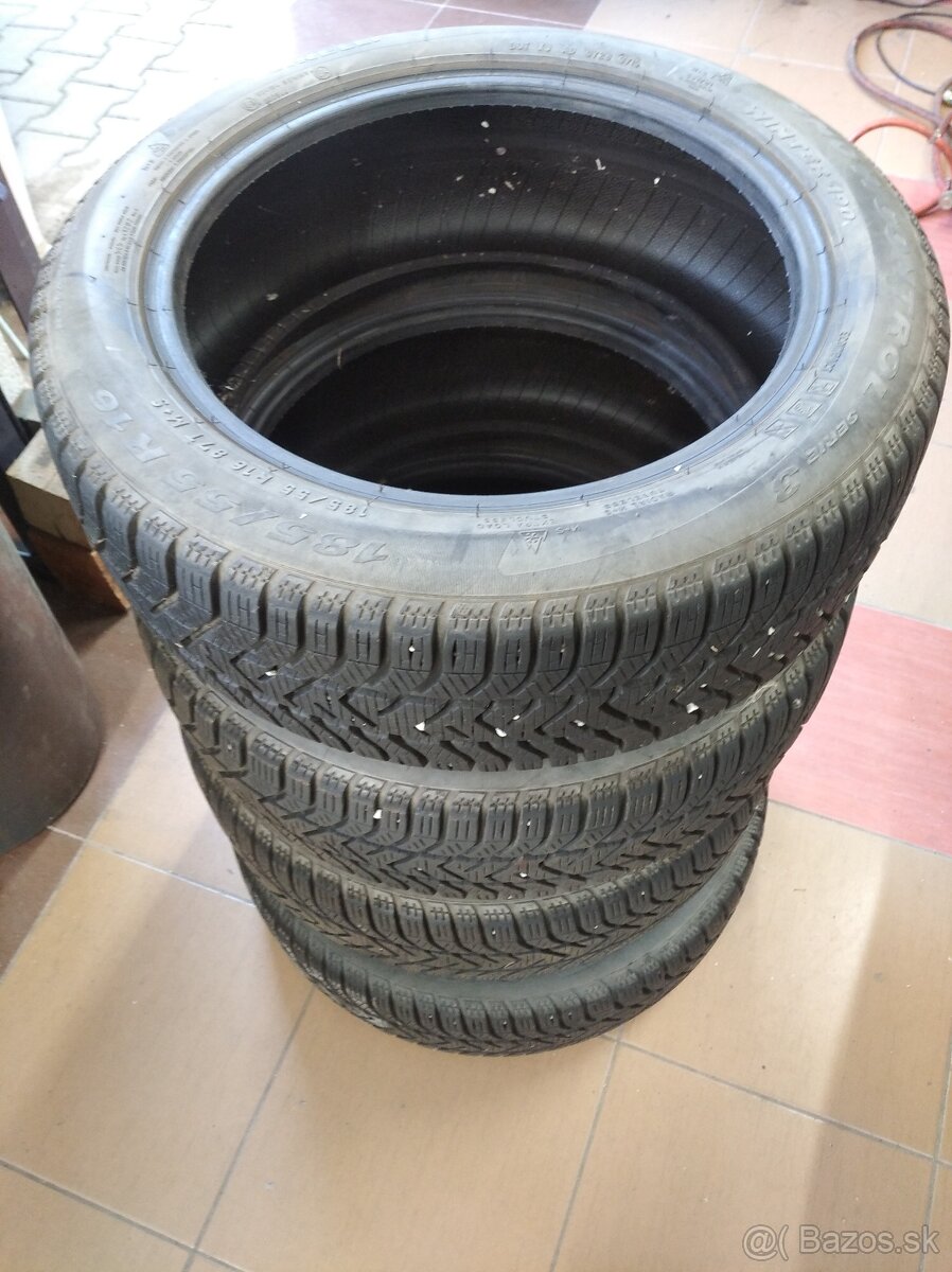Zimné pneu značky PIRELLI 185/55 R 16
