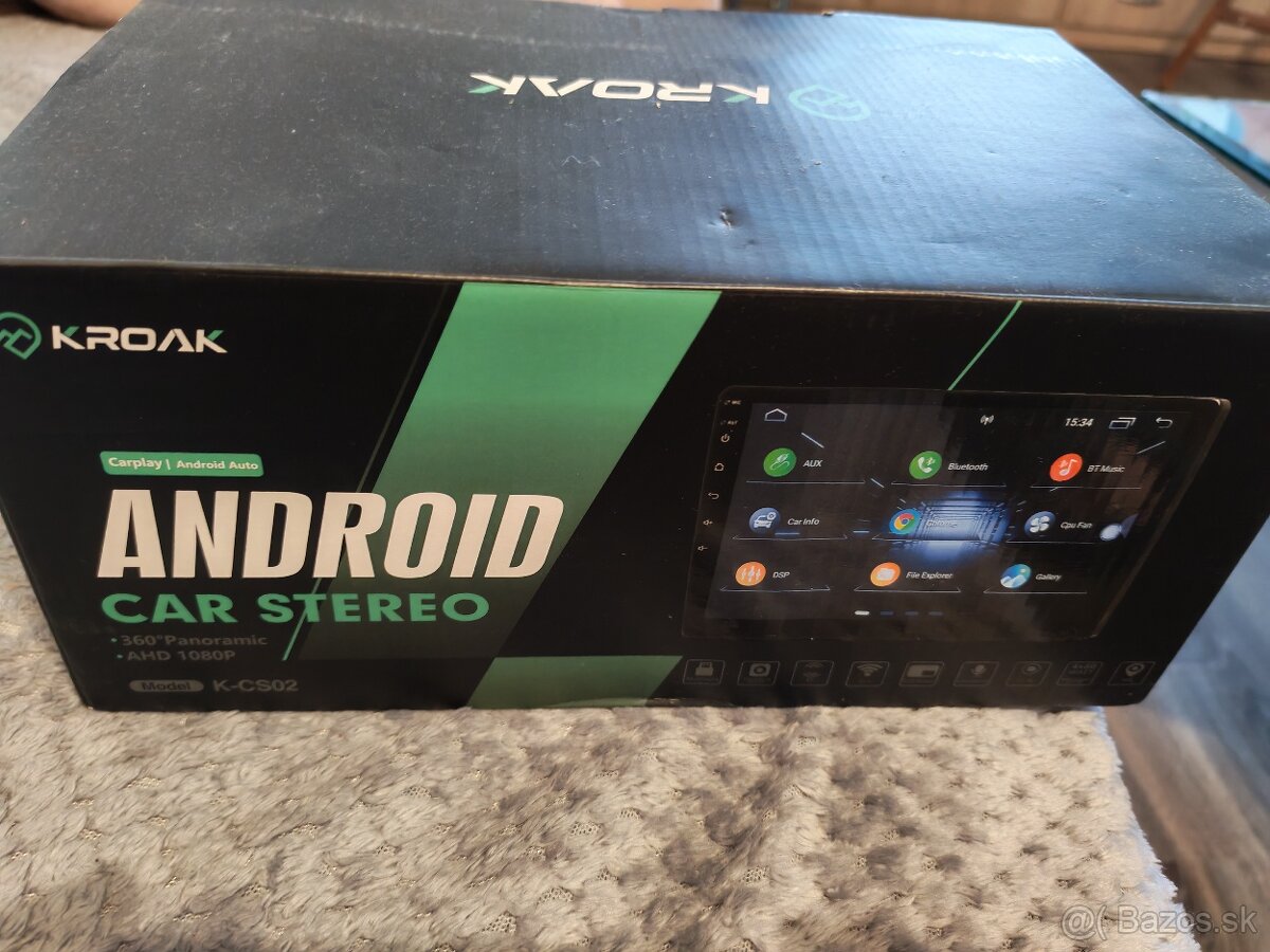 Android autorádio so 4 kamerami