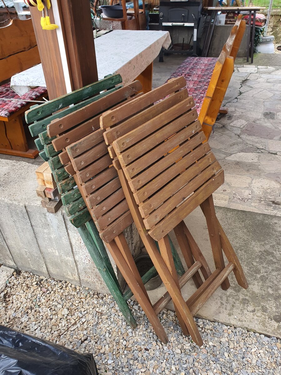 Stoličky skládacie-predaj