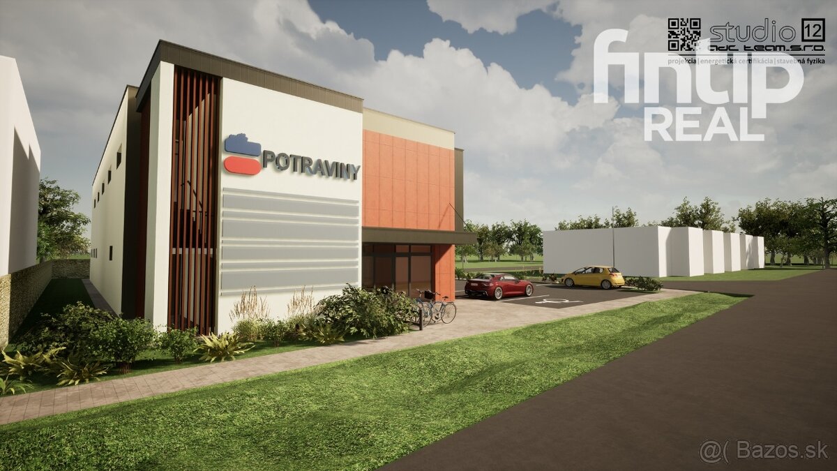 Na predaj Pozemok s projektom polyfunkčnej budovy