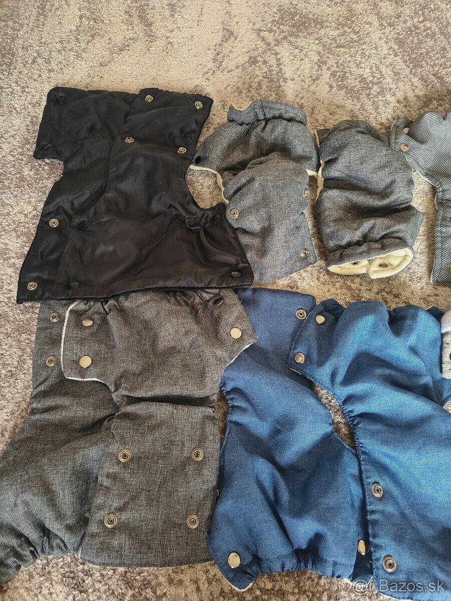 Rukavice na kočík rôzne