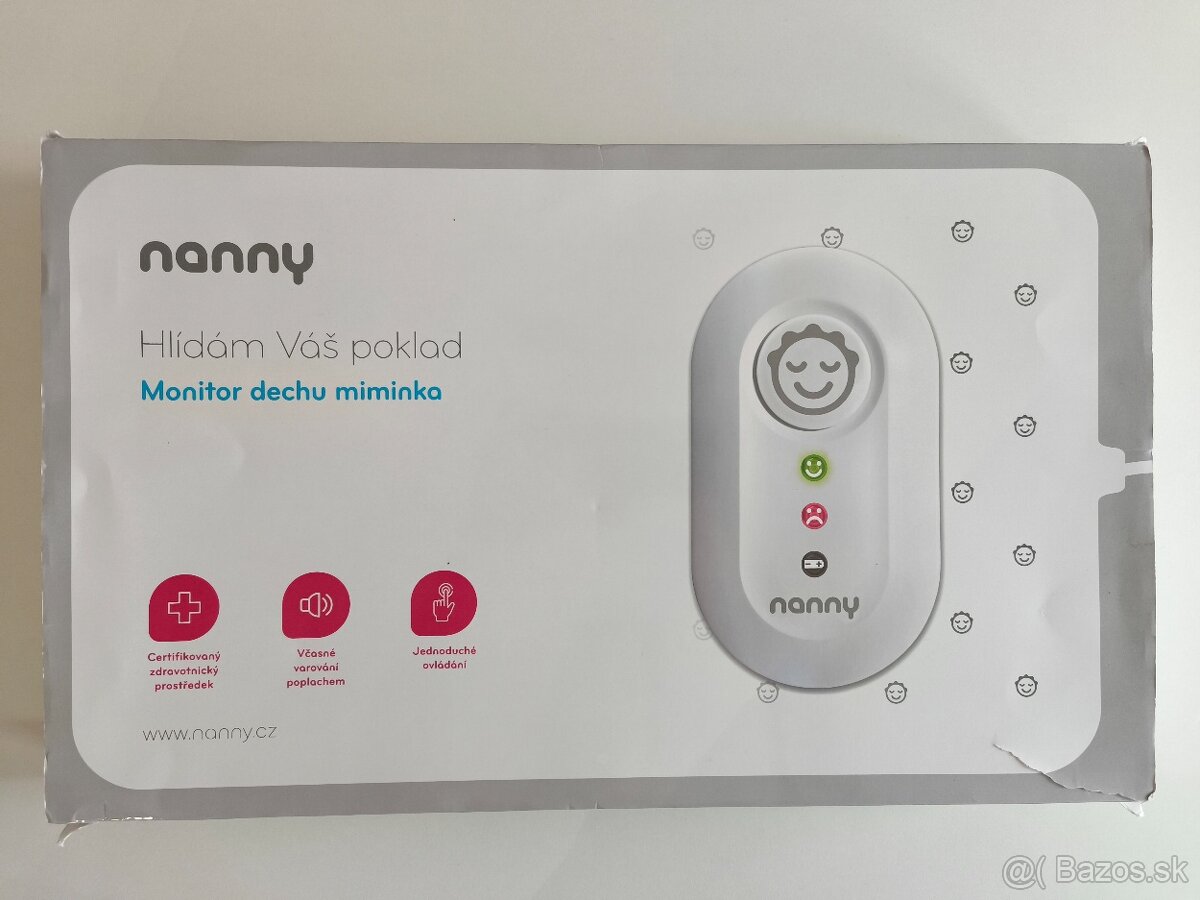 Monitor dychu s dvomi podložkami