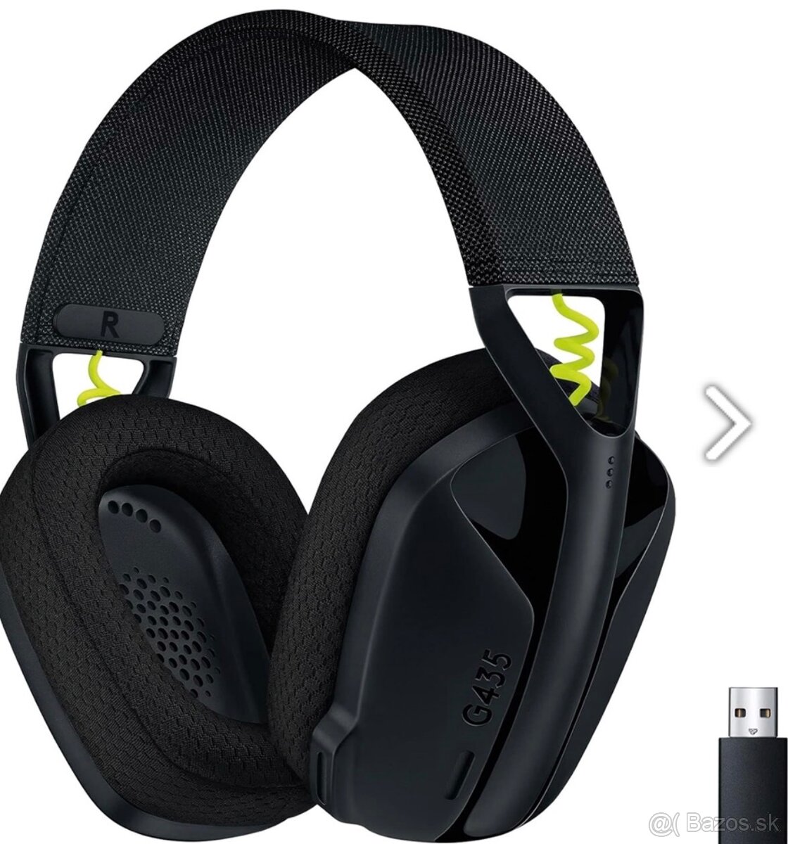 Logitech G435 Lightspeed Wireless – komplet balenie