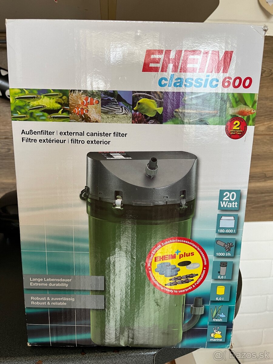 Predám vonkajší filter EHEIM CLASSIC 600
