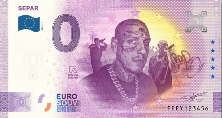 Euro Bankovka 0€ SEPAR