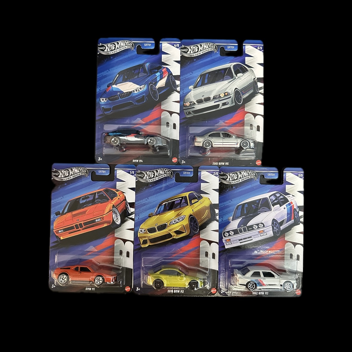 Bmw Hot Wheels Silver Series Set