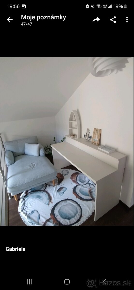 Kreslo, lenoška ikea pohodlná sofa