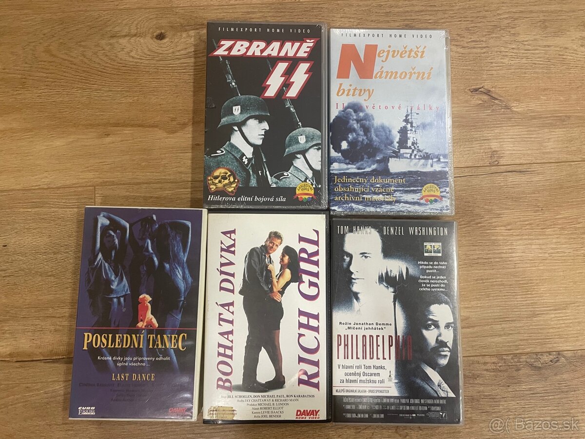 VHS kazety filmy