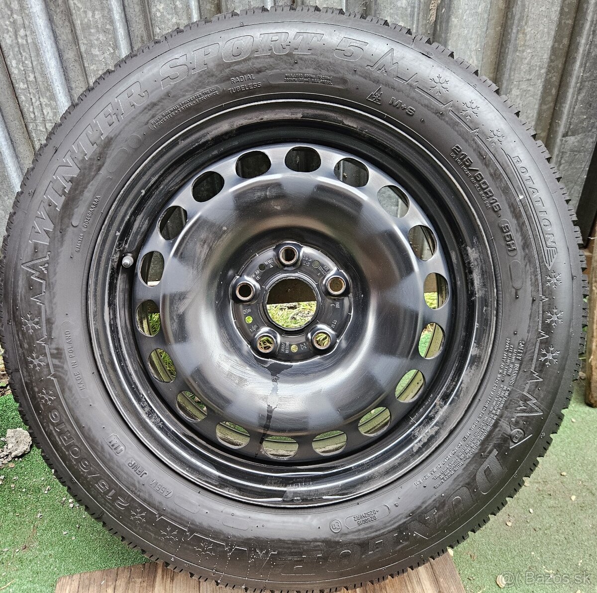 Originálna zimná sada VW - 5x112 r16 + DUNLOP 215/60 r16