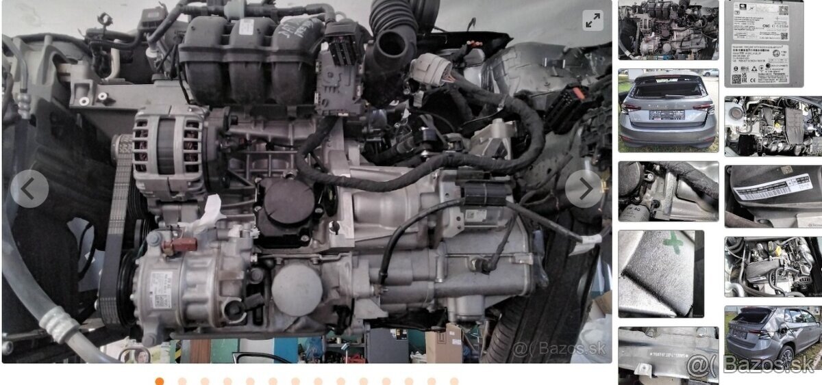 Predám MOTOR DSG ŠKODA FABIA IV 1.0 MPI 2024 SND PREVODOVKA,