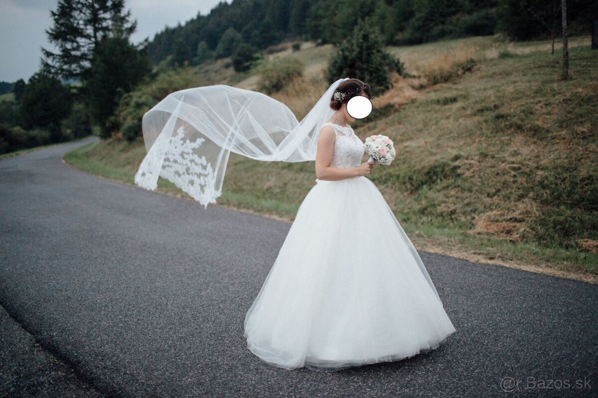 Svadobné šaty veľkosť S